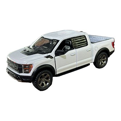 Miniatura Ford F150 Raptor 2022 Branco 1:46