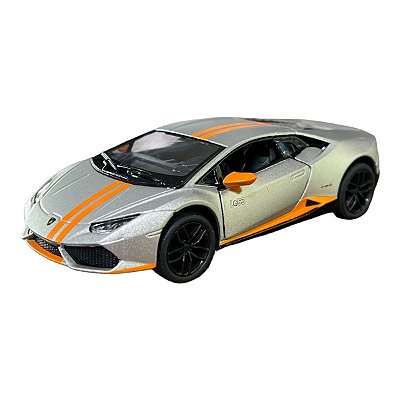 Miniatura Lamborghini Huracan LP 610-4 AVIO Prata 1:36