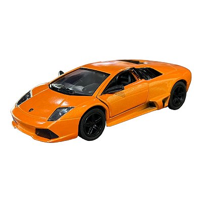 Miniatura Lamborghini Murcielago LP640 Laranja Metal 1:36