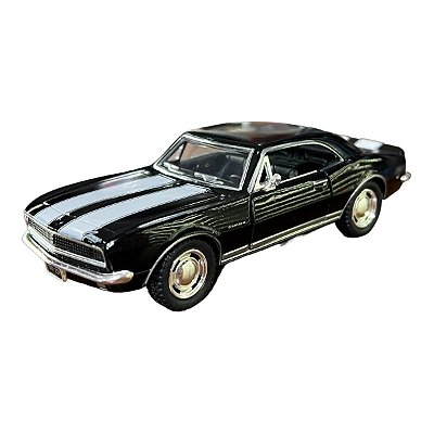 Miniatura Chevrolet Camaro Z28 1967 Preto Metal 1:37