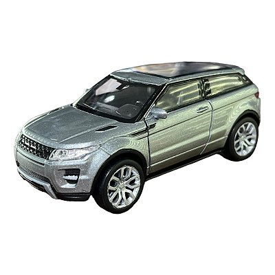 Miniatura Land Rover Range Rover Evoque Cinza Welly 1:38