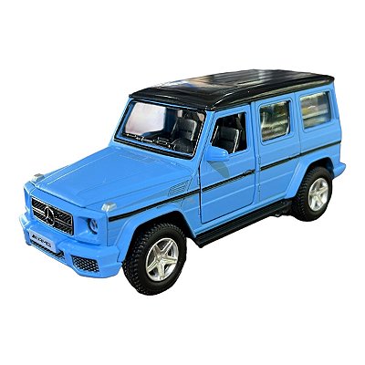 Miniatura Mercedes Benz G63 AMG Azul RMZ 1:38