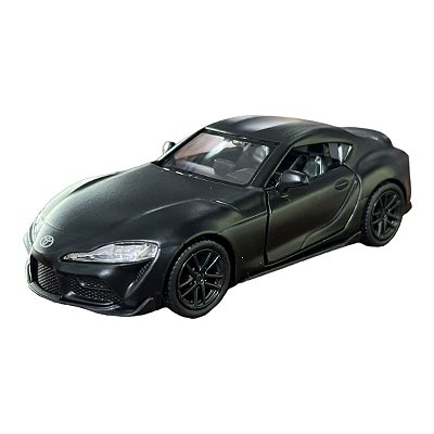 Miniatura Toyota Supra Preto Metal RMZ 1:32