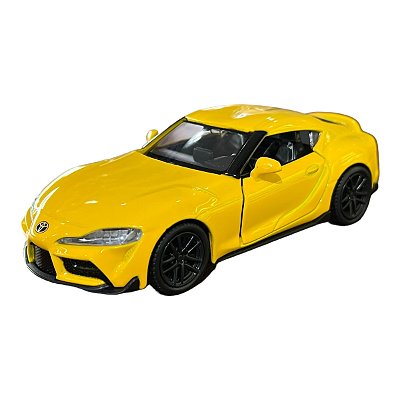 Miniatura Toyota Supra Amarelo Metal RMZ 1:32