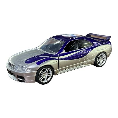 Miniatura Nissan Skyline GTR R33 Velozes e Furiosos 1:32