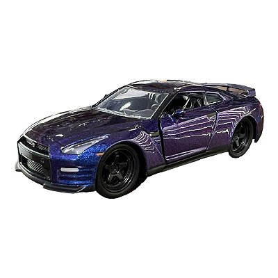 Miniatura Nissan GTR R35 Azul Pink Slips Jada 1:32