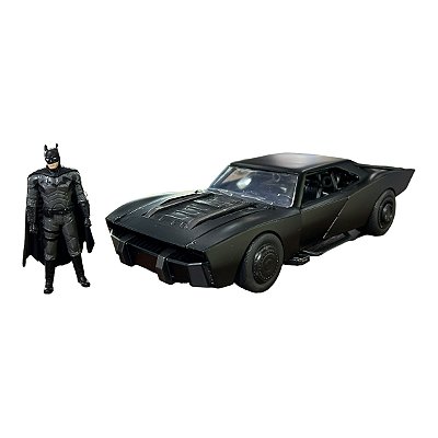 Miniatura Batmóvel Batman 2022 com Boneco Jada 1:24