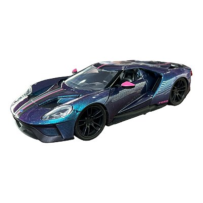 Miniatura Ford GT Verde Coleção Pink Slips Jada 1:24