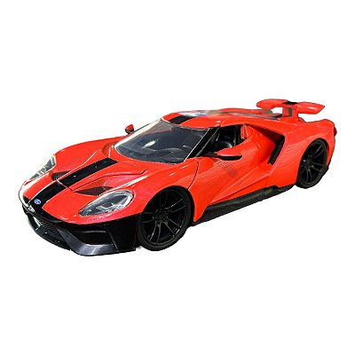 Miniatura Ford GT Laranja Coleção Pink Slips Jada 1:24