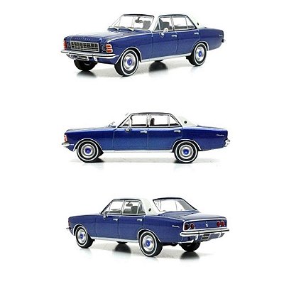Miniatura Chevrolet Opala Comodoro 76 Series 3 Azul 1:64