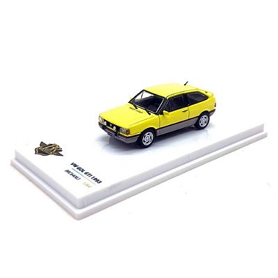 Miniatura Volkswagen Gol GTI 93 Series 5 Amarelo 1:64