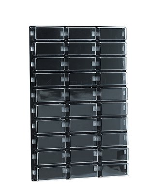 Case Expositor Preto p/ 30 Miniaturas 1/64 The Kingof Boxes