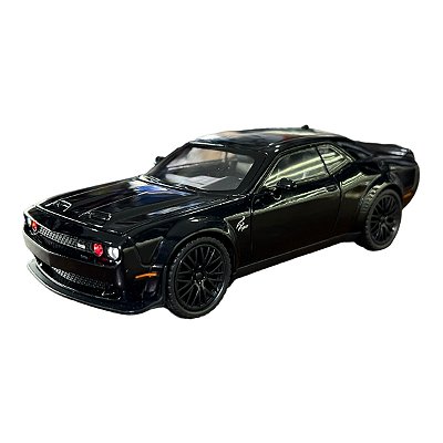 Miniatura Dodge Challenger SRT Demon Acende Luz e Som 1:32