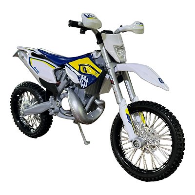 Miniatura Moto Cross Husqvarna FE 501 Azul Maisto 1:12