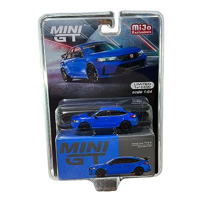 Miniatura Honda Civic Type R Azul MiniGT 637 1:64