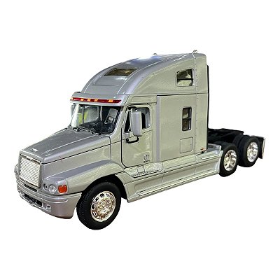 Miniatura Caminhão Freightliner Century Prata Metal 1:32