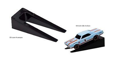 Rampa para Miniaturas 1/64 Preto The King of Boxes