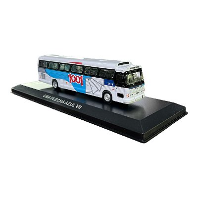 Miniatura Ônibus Flecha Azul VII 1001 1:72