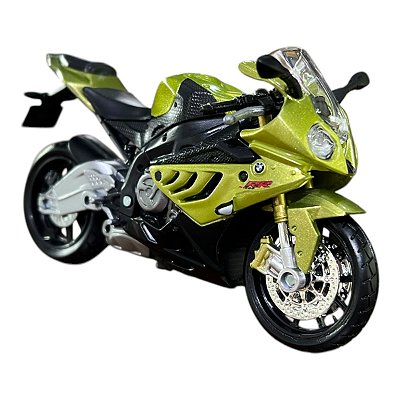 Miniatura Moto BMW S1000 RR Verde Maisto 1:18