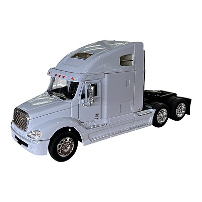 Miniatura Caminhão Freightliner Columbia Branco Metal 1:32