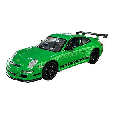 Miniatura Porsche 911 Gt3 Rs Verde Welly Metal 1:24