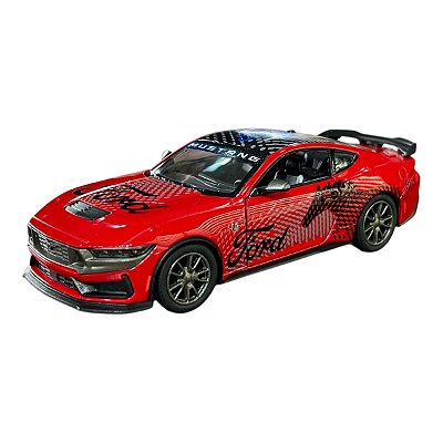 Miniatura Ford Mustang Dark Horse Vermelho Kinsmart 1:38