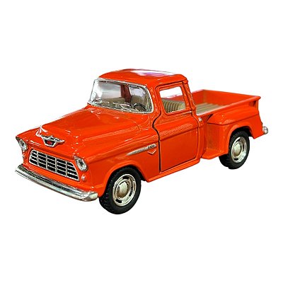 Miniatura Chevrolet Stepside Laranja Kinsmart 1:32
