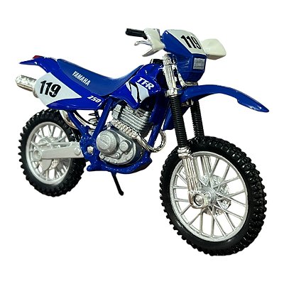 Miniatura Moto Yamaha TTR 250 Azul Maisto 1:18