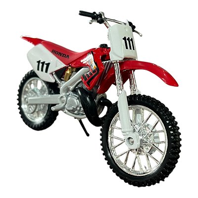 Miniatura Moto Honda CR250R Vermelho Maisto 1:18