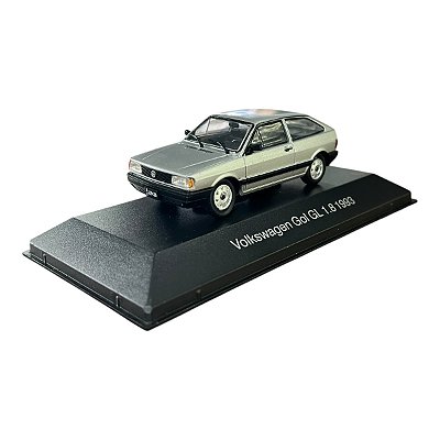 Miniatura Volkswagen Gol GL 1993 Prata Metal 1:43
