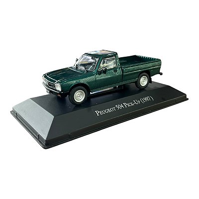 Miniatura Peugeot 504 Picape 1997 Verde Metal 1:43