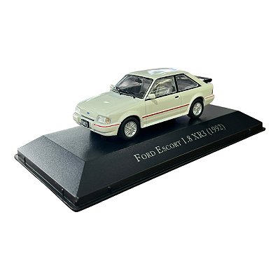 Miniatura Ford Escort XR3 1992 Branco Argentina Metal 1:43
