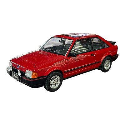 Miniatura Ford Escort XR3 Vermelho Metal 1:24