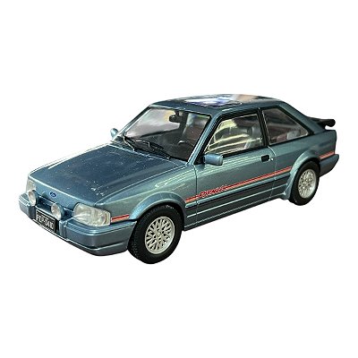 Miniatura Ford Escort XR3 Azul Metal 1:24