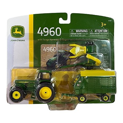 Miniatura John Deere Trator 4960 1:64