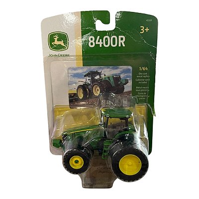 Miniatura John Deere Trator 8400R 1:64