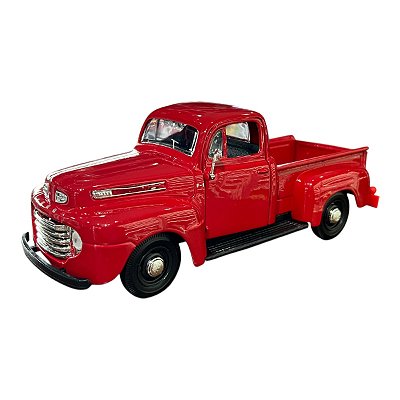 Miniatura Ford F1 Picape 1948 Vermelho Maisto 1:24