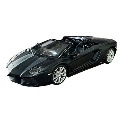 Miniatura Lamborghini Aventador Roadster Preto Maisto 1:24