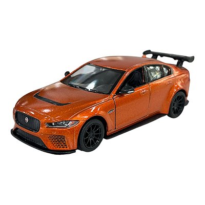 Miniatura Jaguar XE SV Project 8 Bronze Kinsmart Metal 1:38