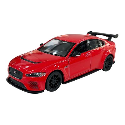 Miniatura Jaguar XE SV Project 8 Vermelho Kinsmart 1:38