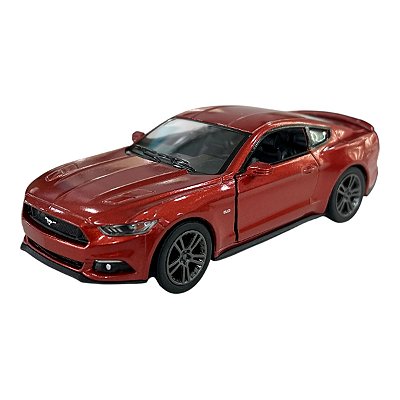Miniatura Ford Mustang 2015 Bronze Kinsmart Metal 1:38
