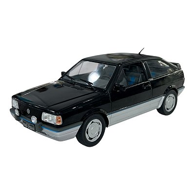 Miniatura Volkswagen Gol GTI 1994 Preto Metal 1:24