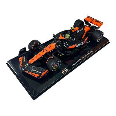 Miniatura Fórmula 1 F1 McLaren MCL38 L. Norris Acrilico 1:24