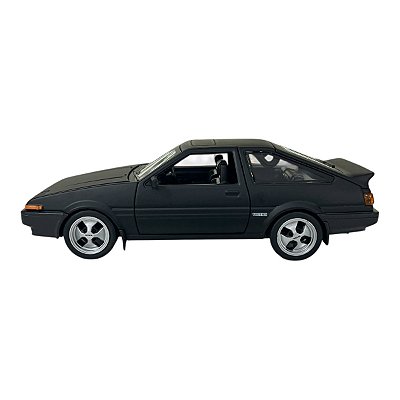 Miniatura Toyota Trueno AE86 Preto Maisto Metal 1:24