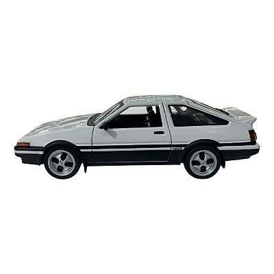 Miniatura Toyota Trueno AE86 Branco Maisto Metal 1:24