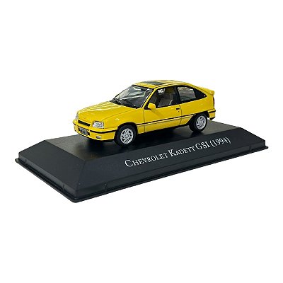 Miniatura Chevrolet Kadett GSI Amarelo - Edição 28 1:43