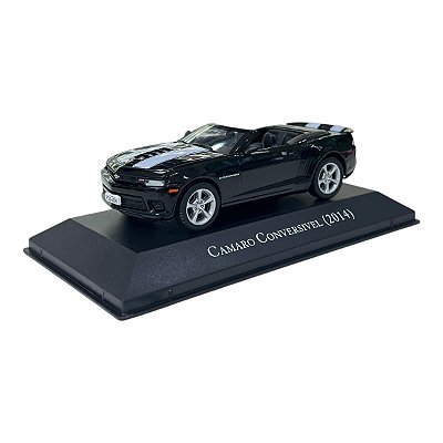 Miniatura Chevrolet Camaro Preto Série Ouro Edição 13 1:43