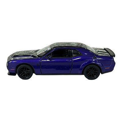 Miniatura Dodge Challenger SRT Demon Lilas Metal 1:40