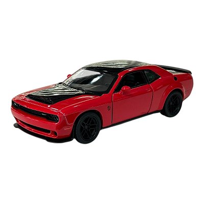 Miniatura Dodge Challenger SRT Demon Vermelho Metal 1:40