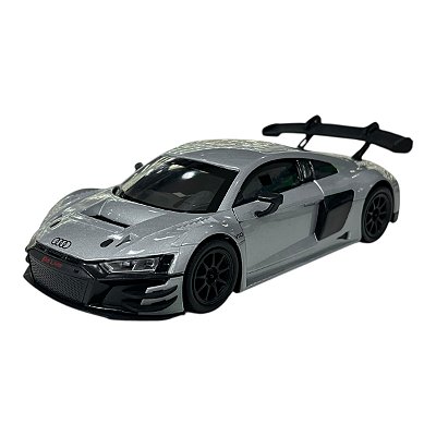 Miniatura Audi R8 Lemans GT3 Cinza Motormax Metal 1:24
